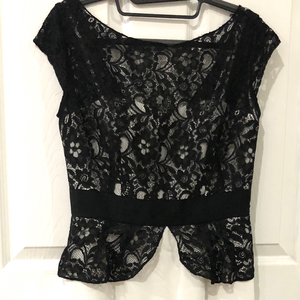 Black & White lace dress